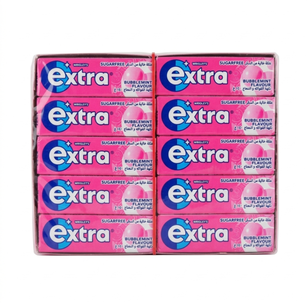 علكة اكسترا نكهة الفواكه والنعنع 30 قطعة