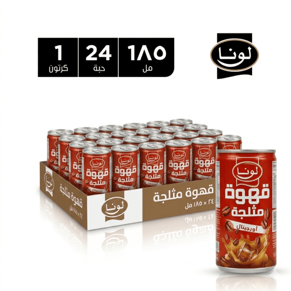 لونا قهوة باردة اورجنال 24 قطهة