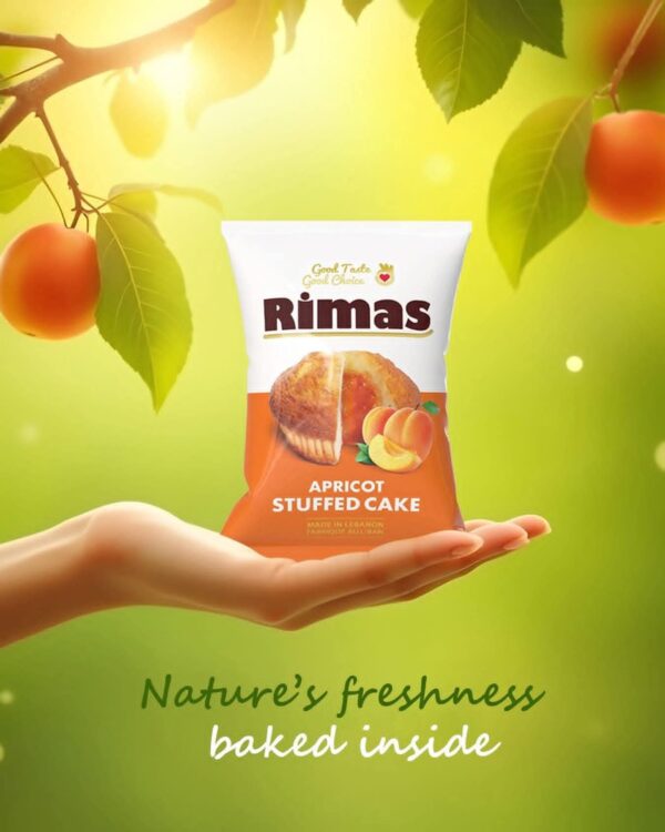 ريماس كيك نكهة المشمش 40غ*24قطعة