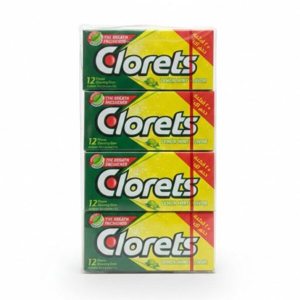 كلورتس 12 حبة نكهة الليمون