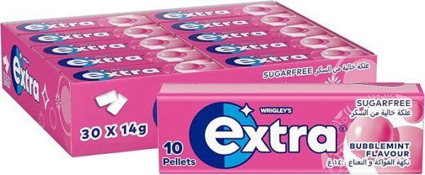 علكة اكسترا نكهة الفواكه والنعنع 30 قطعة