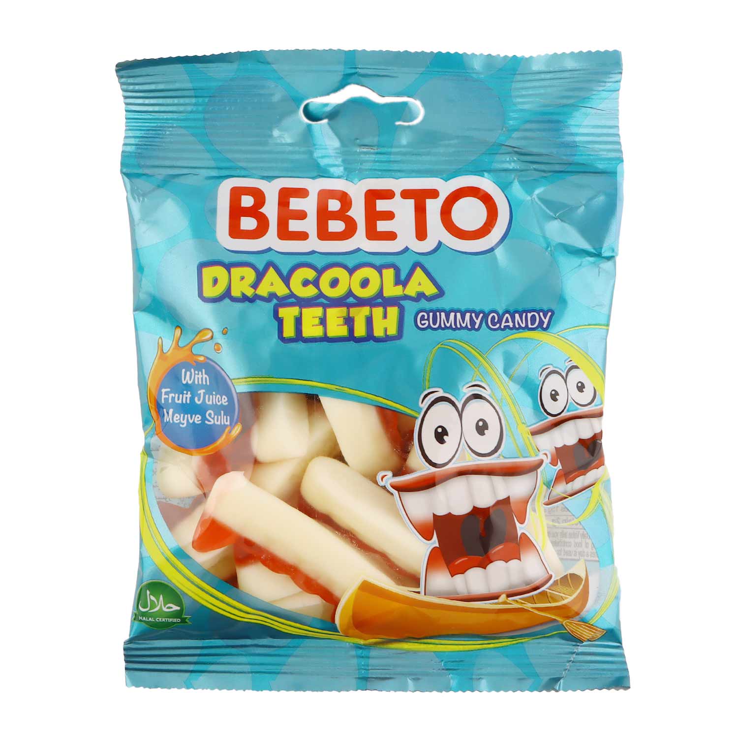 bebeto-dracoola-teeth-gummy-candy-80g بيبتو اسنان 80غ - الصورة 1