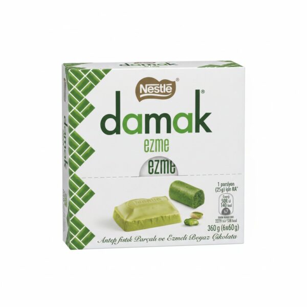 نستلة داماك شوكولا معجونة بالفستق 6 الواح 30 غ