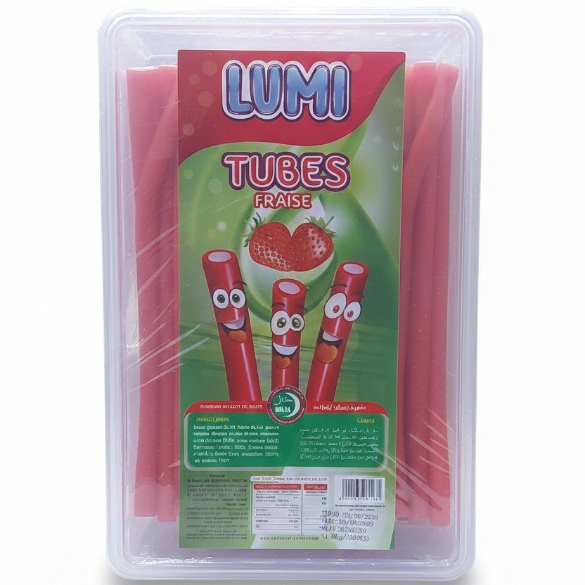 2026/01/1000343573.jpg لومي تيب مغربي نكهة فراولة 1500غ 100 قطعة - الصورة 1