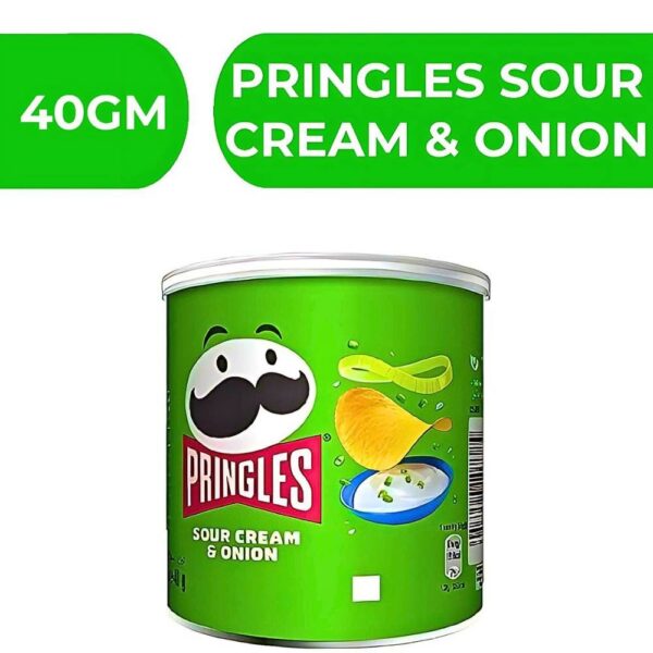 برنجلز صغير نكهة كريمة البصل 40غ 12 قطعة