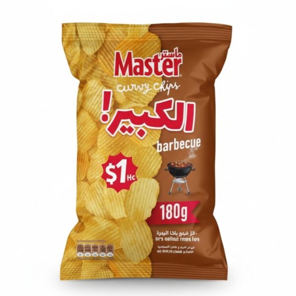 ماستر الكبير نكهة باربكيو ١٢ كيس