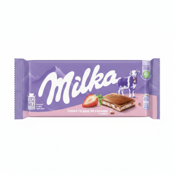 ميلكا لوح فراولة