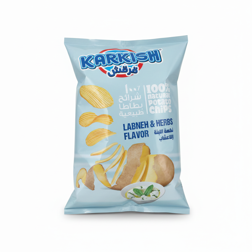 2026/02/1000362059.png قرقش ٥٥غ نكهة لبنة واعشاب - الصورة 1