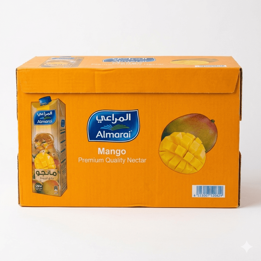2026/06/1000032459.png كرتون عصير المراعي نكتار المانجو بجودة ممتازة تحتوي على 12عبوة كل عبوة لتر - الصورة 1