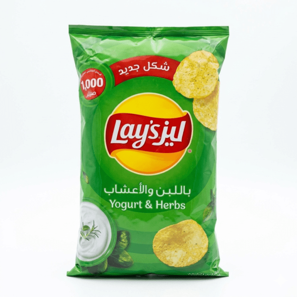 ليز نكهة لبنة واعشاب ١٠٥غ